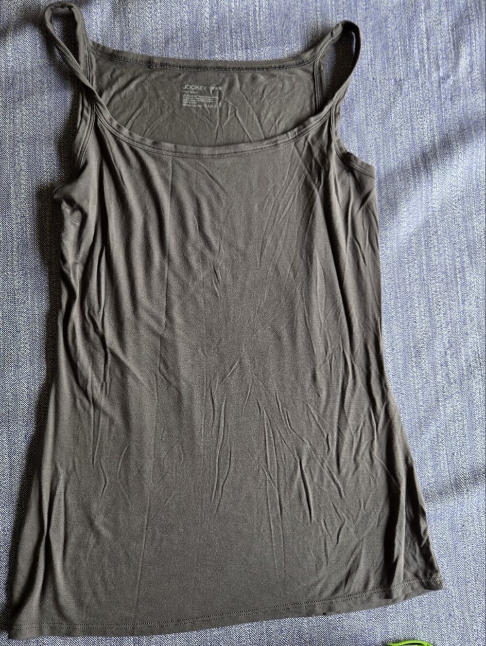 Jockey Super Soft Scoop Neck Tank — Solid Basic Grey